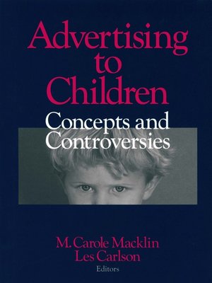 cover image of Advertising to Children